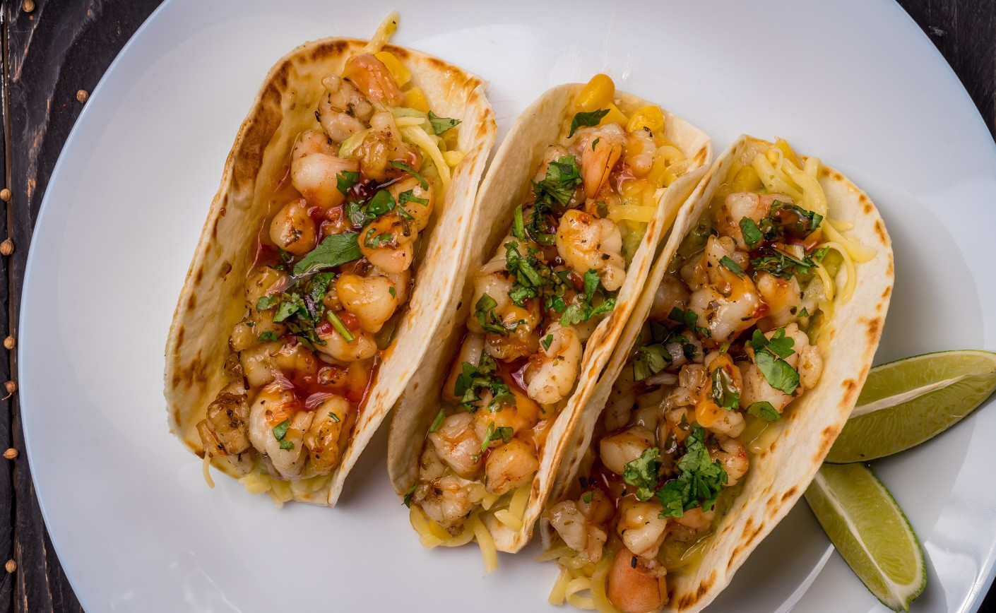 Tacos aux crevettes